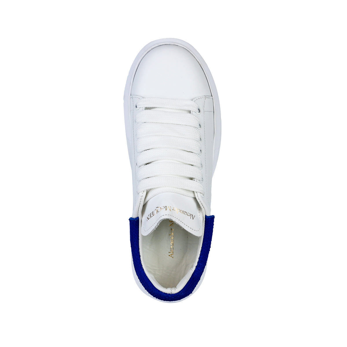 Alexander McQueen Kadın Bağcıklı Hakiki Deri Beyaz Sneaker Ayakkabı